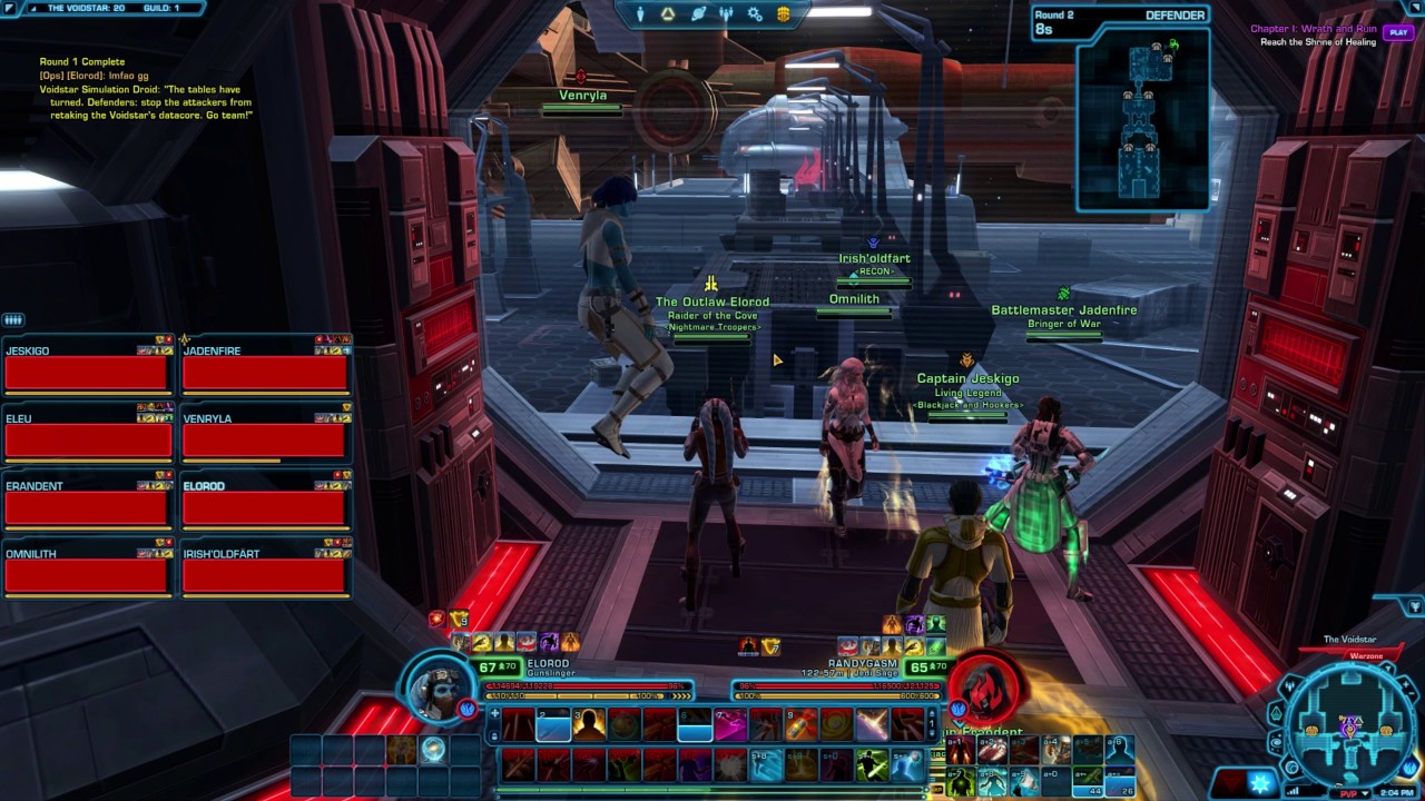 Swtor Voidstar Warzone PvP Gunslinger!