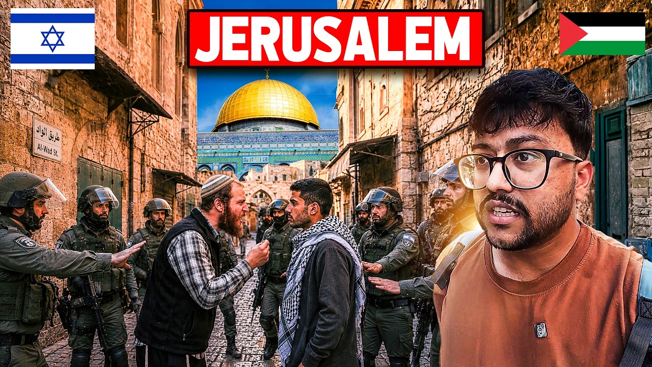 Indian Enter's JERUSALEM | World’s Most Disputed City 🕌✝️🕍
