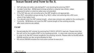 Null Indicator Bitmap column in MDM