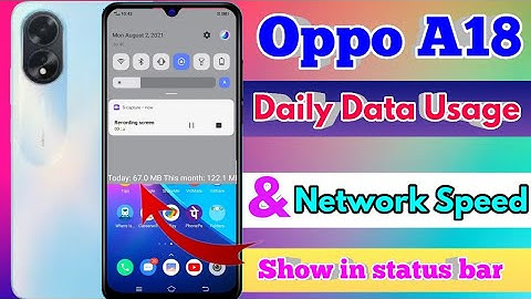 oppo a18 data usage settings, oppo a18 data speed setting