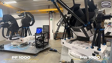 Assembly and Movement of PlaneWave 1-m Telescopes PW1000 (CDK) and PF1000 (Folded Prime Focus)