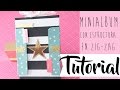 Tutorial álbum con estructura en zig zag