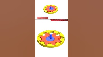 Solidworks 😍 Gerotor mechanism animation by @Rong Sheng Yeo #shorts #short