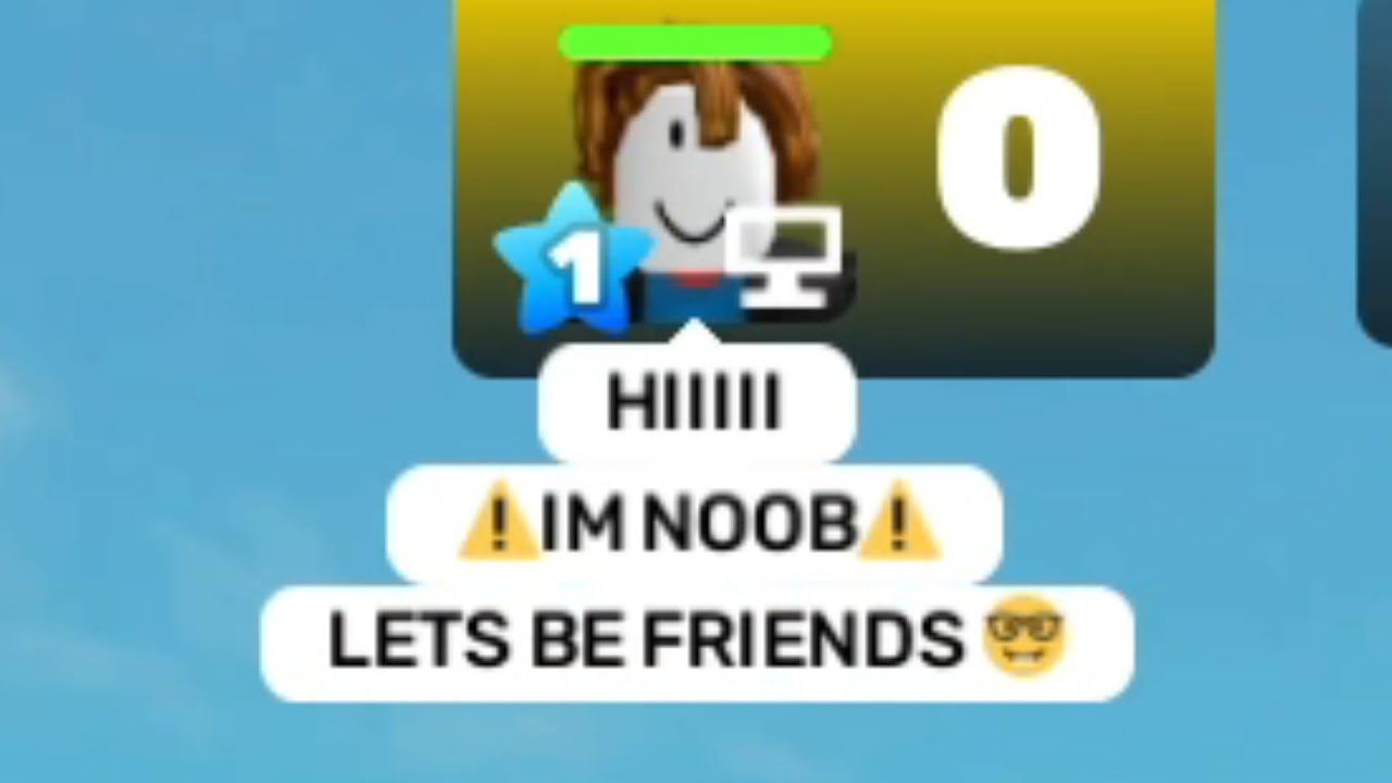 POV: Pretending to Be a Noob in Roblox Rivals...