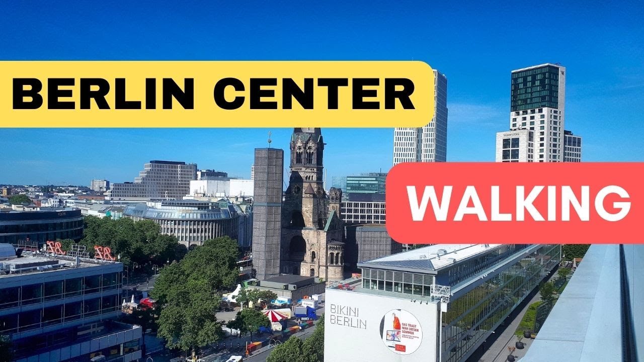 BERLIN Center: Breitscheidplatz - City Tour (4K Ultra HD)