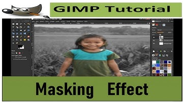 # 9 | Masking Effect | Gimp Tutorial