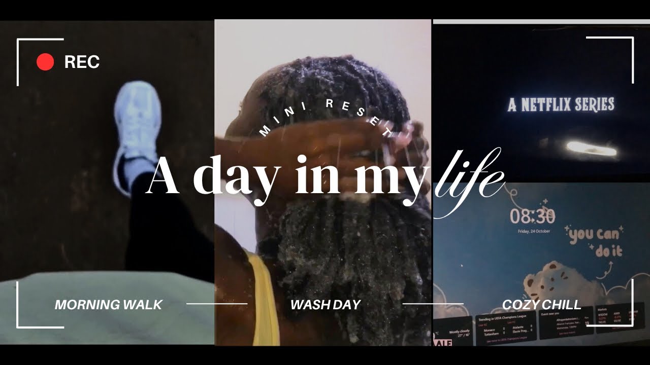 Mini Reset Vlog ✨ Morning Walk, Wash Day & Me-Time|being_yugie🎀