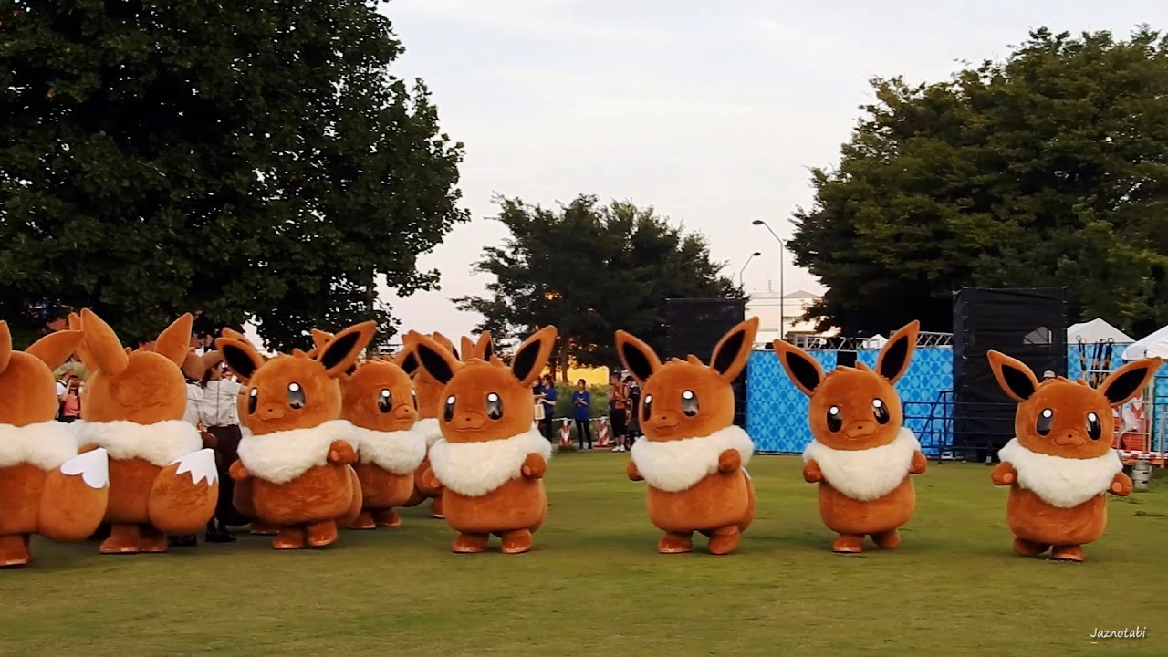 Pikachu Outbreak 2018 - Eevee Parade & Dance「ピカチュウ大量発生チュウ  イーブイの大行進」