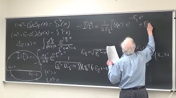 Lecture of 16 October 2018 on Quantum Field Theory at UNM by Kevin Cahill