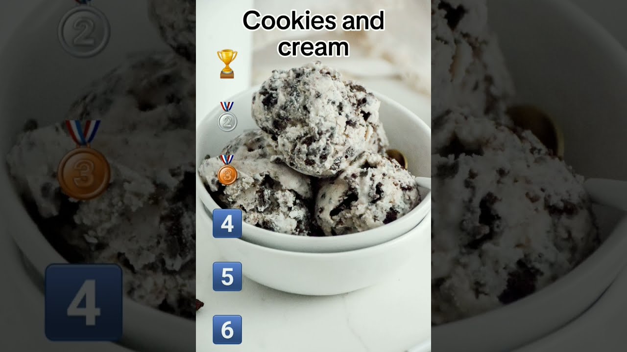 Rank These 6 Ice Cream Flavors But You Can T Change Shorts Ranking Icecream Viral