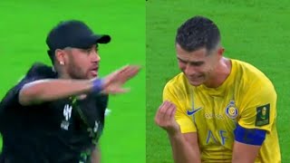 WHAT THE HELL HAPPENED BETWEEN RONALDO AND NEYMAR IN SAUDI CUP FINAL