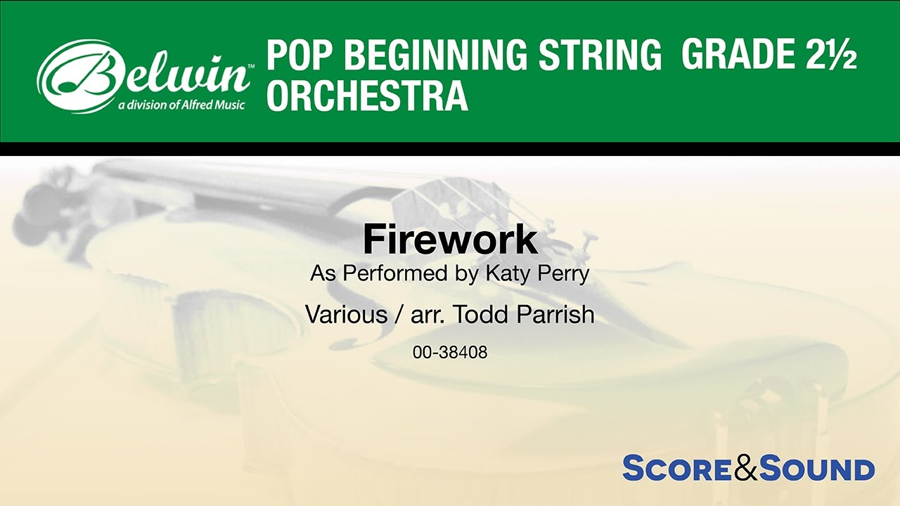 Firework, arr. Todd Parrish - Score & Sound
