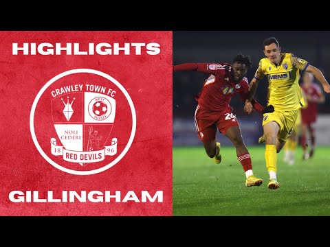 Crawley Town Gillingham Goals And Highlights