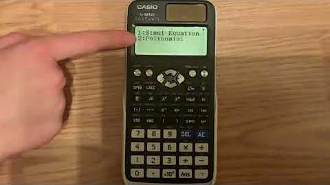 How to get Casio fx-991EX calculator to SOLVE QUADRATIC EQUATIONS FOR YOU