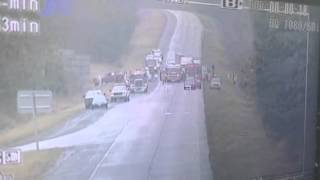 WATCH: Scene from deadly I-64 wreck