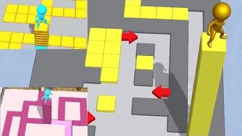 Stacky Dash - All Levels Gameplay Android, IOS (Level 219-223)