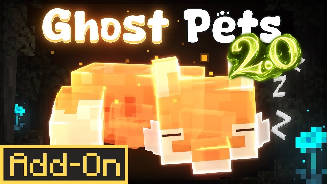 Minecraft Bedrock Edition Ghost Pets 2.0 Add-On Showcase – 10 Amazing Companions!