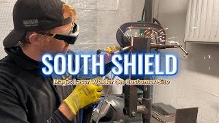Magic Laser Welder: HQ Fabrication’s 10mm Bevel Steel Test!