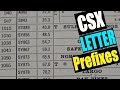 What Those CSX Letter Prefixes Mean