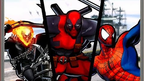 Ultimate Marvel vs Capcom 3 - Deadpool, Spiderman and Ghost Rider (Gameplay)