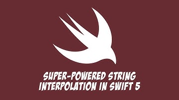 Super-powered string interpolation in Swift 5.0