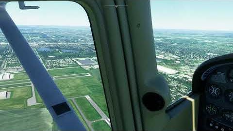 REAL-LIFE FLIGHT TRAINING (MSFS 2020) Lesson #2: VFR into TOWERED AIRPORTS (Class D) Cessna Skyhawk