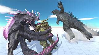 Forest Titan fight side by side with Godzilla protect the city from strike of Titan X screenshot 2
