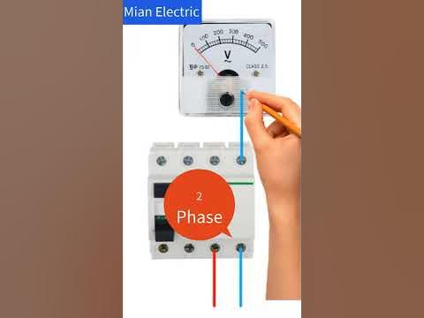 4 pole rccb without neutral 2 phase wiring || RCCB Wiring Connection