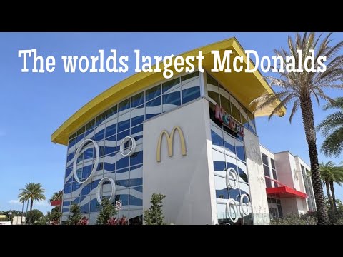 The Worlds Largest McDonald's in Orlando Florida - YouTube