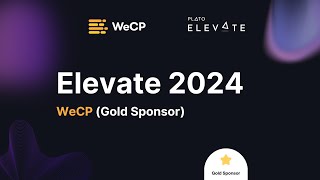 Plato Elevate 2024, WeCP (Gold Sponsor) | Interview