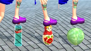 Tippy Toe! Very Satisfying and Relaxing ASMR Slicing Game