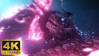 Godzilla attacks Tiamat - Full Scene 4K - Godzilla x Kong: The New Empire