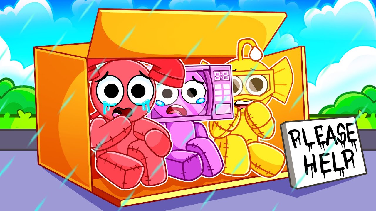 Our BABY SPRUNKI PLUSHIES Are HOMELESS… - YouTube