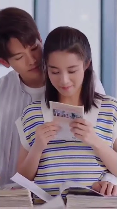 He back hug 🤗🙈 cute couple ❤️ First Romance Drama #short #kdrama #asiandrama