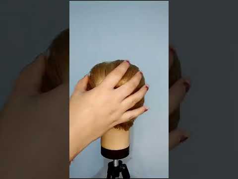 💁Beautiful bun for short hair 🍂💖🍂 Easy simple juda🌺🌺hairstyle for everyday 💥short video #bun #juda