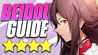 BEIDOU, L'INCROYABLE 4★ ! Guide et Showcase C6 (FULL COUNTER) - Genshin Impact