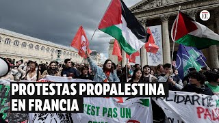 Protestas propalestina en Francia: se teme que las marchas se propaguen | El Espectador