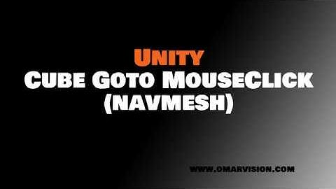 Cube Goto MouseClick (NavMesh)