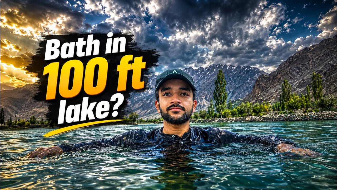 I Flew Over Skardu! 🪂 Sarfaranga, Blind Lake Camping & Cherry Garden | S1:E4