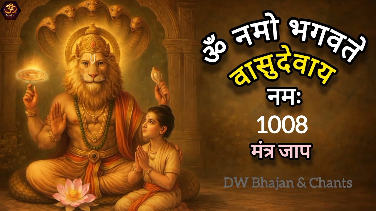 "ॐ नमो भगवते वासुदेवाय नमः" | 1008 TIMES DIVINE JAAP | SHREE KRISHNA MAHAMANTRA | 
