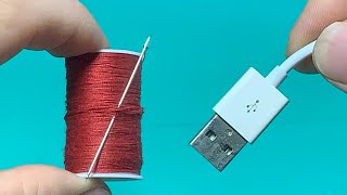 Как Заправить Иголку С Помощью Usb-Головки