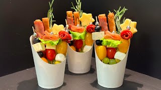 These snacks amazed everyone! Delicious snacks for parties and buffets in 5 minutes! by Lecker mit Nicole 4,483 views 2 months ago 3 minutes, 37 seconds