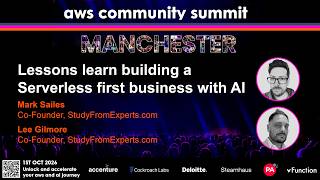 Lessons learn building a Serverless first business with AI