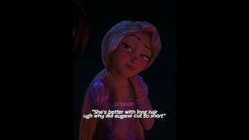 Rapunzel - "Your beauty never ever scared me" | #edit #tangled #shorts  #disney