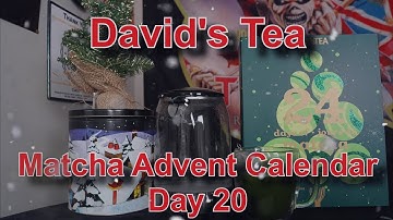 24 Days of December - DAVIDs Tea - Matcha Advent Calendar