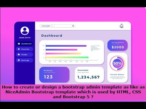Admin Dashboard Bootstrap Template (Part 2) | Admin Dashboard BS 5 ...