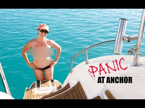 PANIC at anchor! - Lazy Gecko Sailing VLOG 87