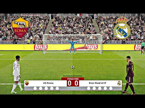 ROMA VS REAL MADRID FULL PENALTY SHOOTOUT | ROM VS RMA HIGHLIGHTS