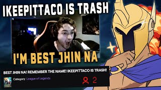 I face trash talking 'Best Jhin NA' and show him why he's stuck in Diamond