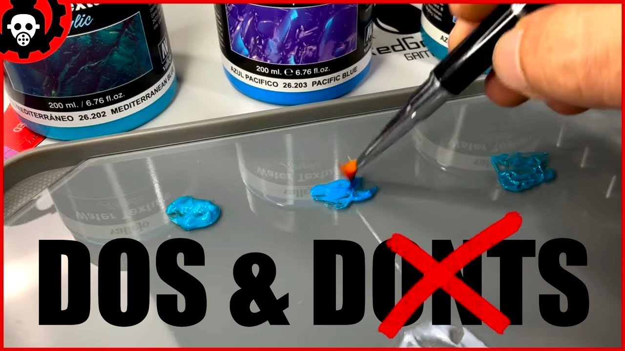 Don Suratos aka DC23: WHY Dilute Vallejo Colors with Distilled Water  EXPLAINED